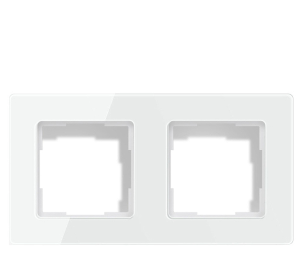 Avatto Ramka do włączników światła 2 Socket TS20 (biała) - 1510590 - zdjęcie